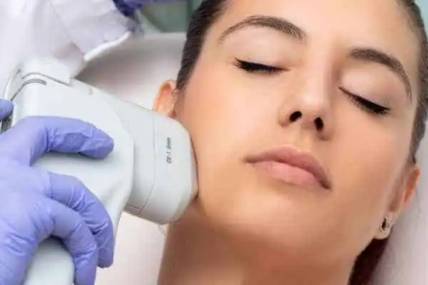 HIFU - Breakthrough in Anti - ageing 1 Image of woman having HIFU Stanmore treatment